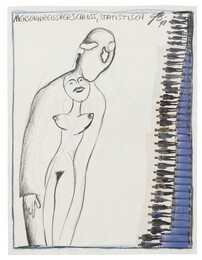 Menschenreissverschluss, Statistisch (