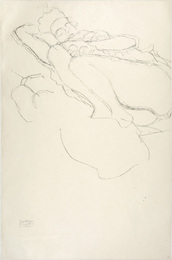 Zusammengekauerter Halbakt