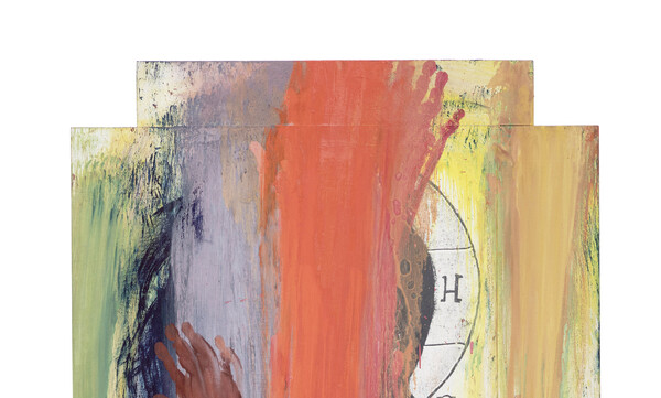 Arnulf Rainer o. T. 150 &times; 80 cm (59,1 &times; 31,5 in)